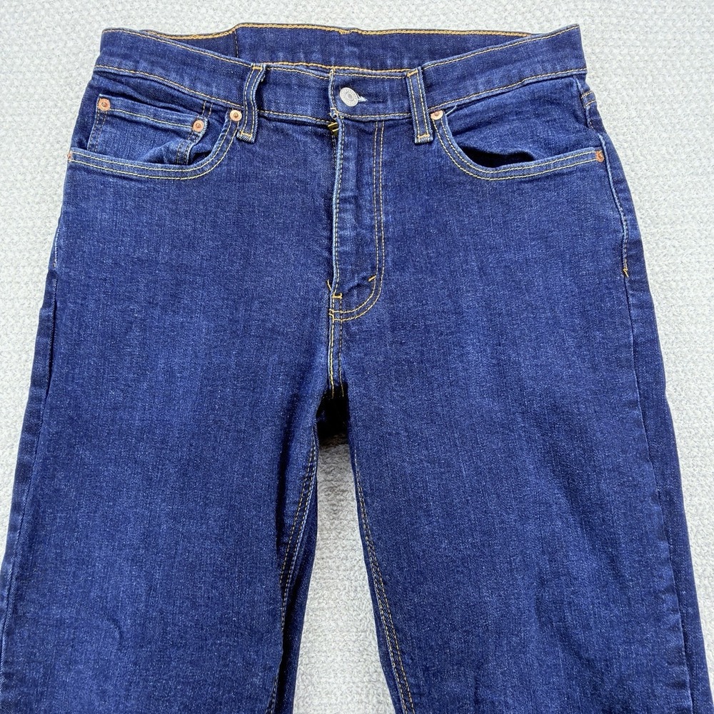 Levis 531 Jeans Men's 34x34 Blue Athletic Slim Stretch Denim Dark Wash Mid Rise - Picture 2 of 12